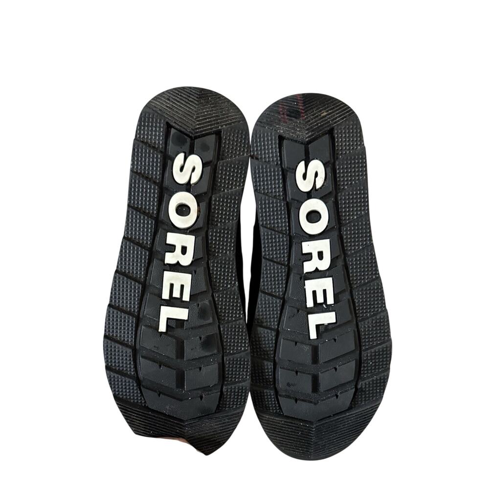 Sorel Youth Flurry Snow Boots Girls Size 3 Pink Black Waterproof Winter - Picture 5 of 7